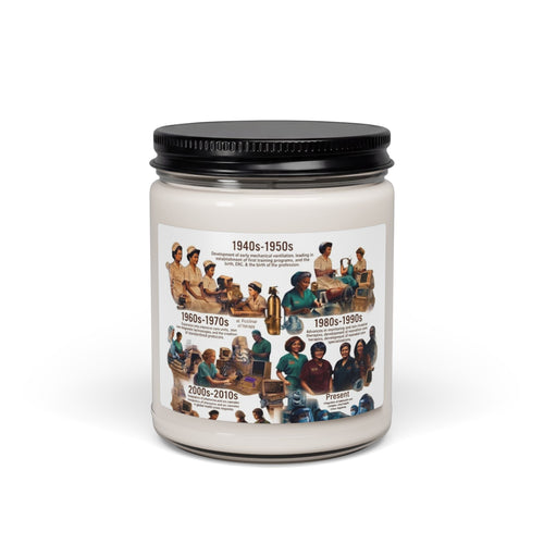 Heritage Decades Collage Soy Candle — 9oz Scented Jar
